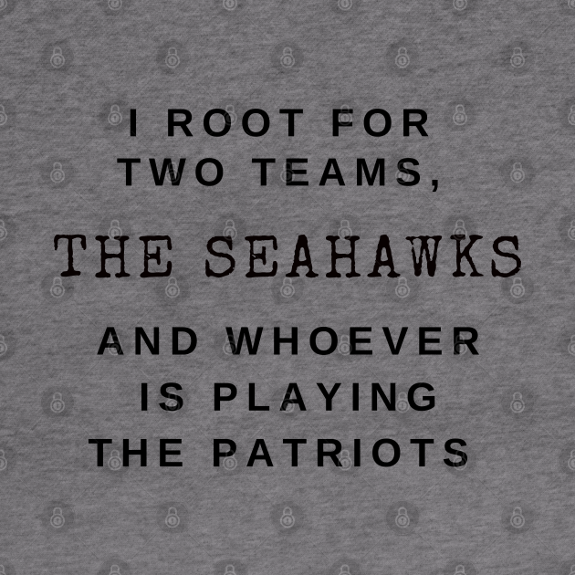 Seahawks not Patriots